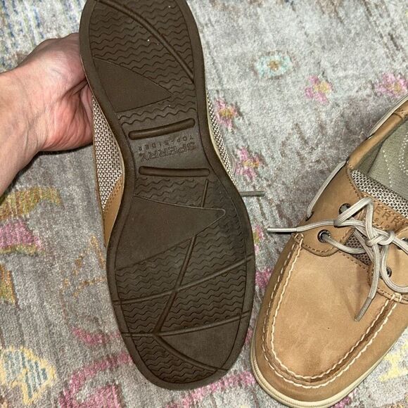 Sperry top sider brown leather sz 8 - Picture 3 of 4